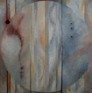 Triptych: Interfusion 3, acrilic on canvas, 120/120cm